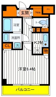 東京都立川市錦町1【マンション】の間取り
