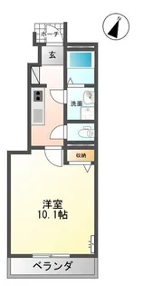 ラ・コリーヌ【1階】の間取り