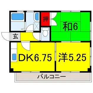 ハイツラセード【3階】の間取り