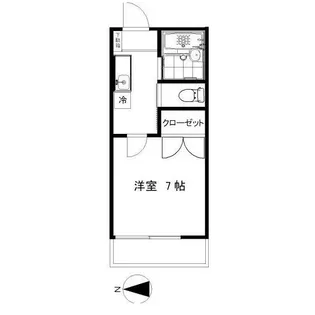 大木ハイム【1階】の間取り