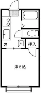 山手ハイツ【1階】の間取り