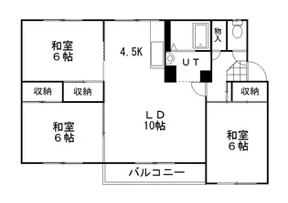 アンカー千歳【1階】の間取り