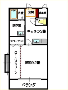ルーミナスG棟【2階】の間取り