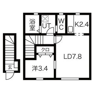 grand parace浪江 II【2階】の間取り