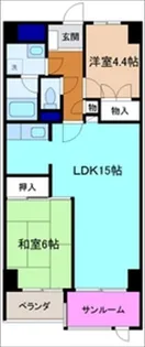クルエボヌール駅西【9階】の間取り