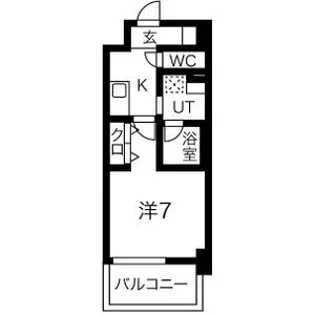 ジュール亀島【3階】の間取り