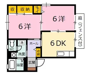 広島県広島市安佐北区口田5【アパート】の間取り