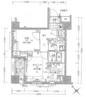 アルカーデンタワー入谷【4階】の間取り