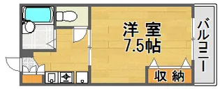 プレジデント武庫之荘【4階】の間取り