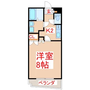 Wing壱番館【1階】の間取り