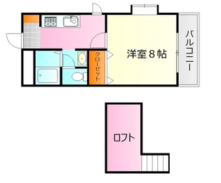 ピアチェーレ【3階】の間取り