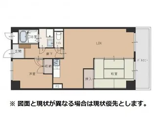 ライフ21 INA【2階】の間取り