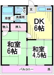 神奈川県川崎市多摩区生田2【アパート】の間取り
