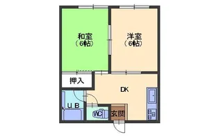 パレス108【2階】の間取り