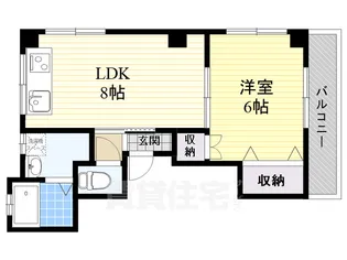 深沢ハイムB棟【2階】の間取り