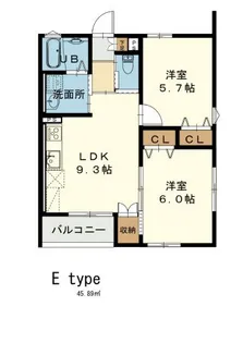 中野APARTMENTS【2階】の間取り