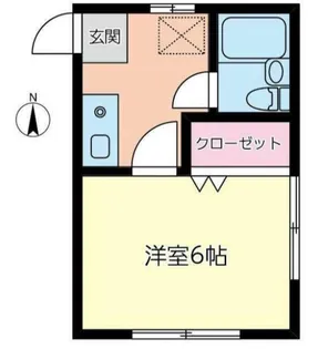 サニーハイツ【1階】の間取り