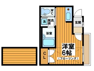 東京都中野区南台1【アパート】の間取り
