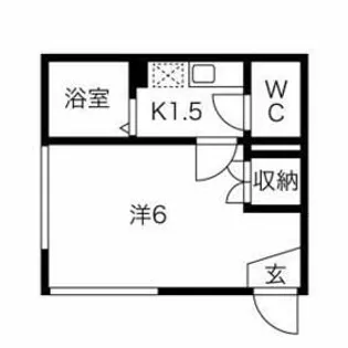 壱番館【5階】の間取り