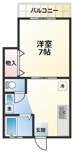 サンミレニアム【2階】の間取り