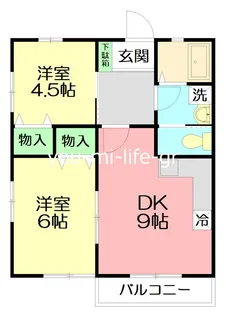 ピソ・ノーザンライト徳延【1階】の間取り