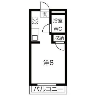 レークヒル小森【1階】の間取り