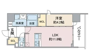 URBAN-HEAL HISAYA ODORI PARK【13階】の間取り