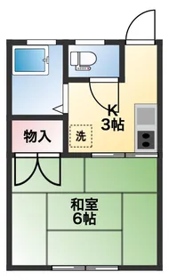 さくらハイツ【1階】の間取り
