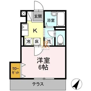 東京都葛飾区高砂1【アパート】の間取り