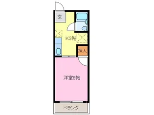 栃木県さくら市卯の里2【アパート】の間取り