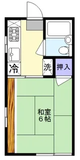 コーポ栄【1階】の間取り