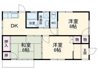 群馬県太田市鳥山上町【一戸建】の間取り