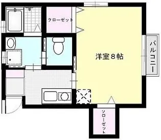 メイプル運河【2階】の間取り