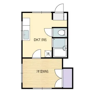 栄コーポ【1階】の間取り