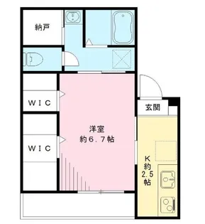 グレースナジマ【3階】の間取り