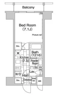 エルスタンザ平河町【6階】の間取り