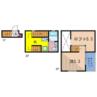 Chez Mer Or【2階】の間取り