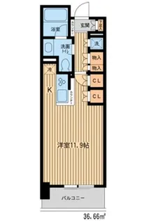 神奈川県横浜市港北区新横浜2【マンション】の間取り