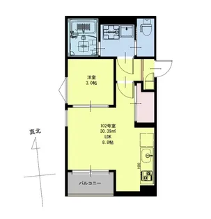 REGALEST鹿野【1階】の間取り