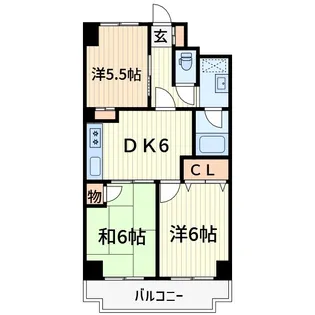 チェスターハウス川口【7階】の間取り