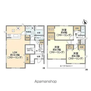 埼玉県久喜市南栗橋12【一戸建】の間取り