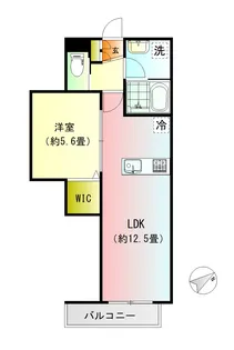 KLEIS前橋本町【3階】の間取り