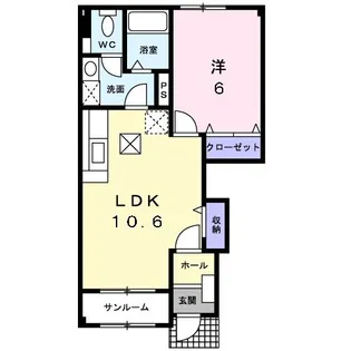 グラン・マティスC【1階】の間取り