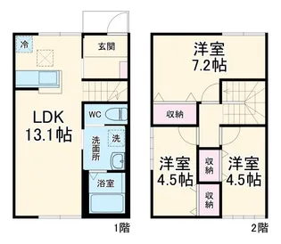 埼玉県さいたま市浦和区上木崎5【一戸建】の間取り