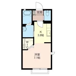 クレール城ノ内【2階】の間取り