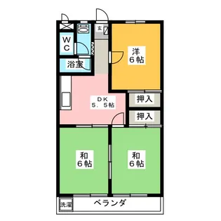入山ビル【4階】の間取り