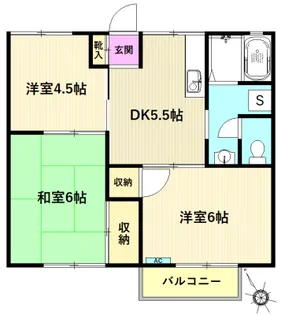 サンハイム【2階】の間取り