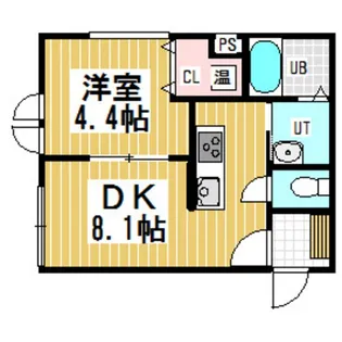 レオーネ・パティオ・ブルー【2階】の間取り