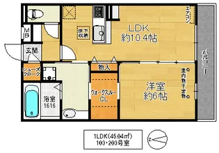 大阪府大阪市鶴見区放出東2丁目【アパート】の間取り