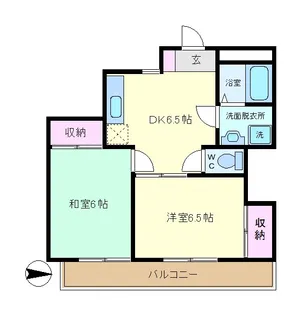 サンモリッツ山口【1階】の間取り
